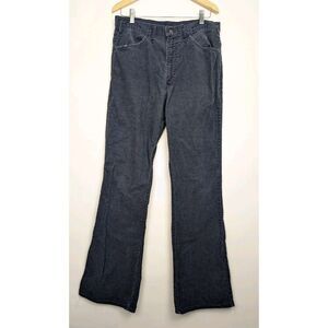 Levis Jeans 646 70s VTG dark navy Corduroy Flares Bell Bottoms 34x34 talon